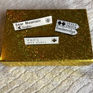 Vintage ski pins! Circa 80s and 90s